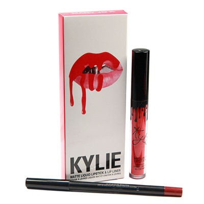 Помада Kylie Holiday Edition Matte Liquid Lipstick & Lip Liner 2 in 1 Mary Jo K 3 ml