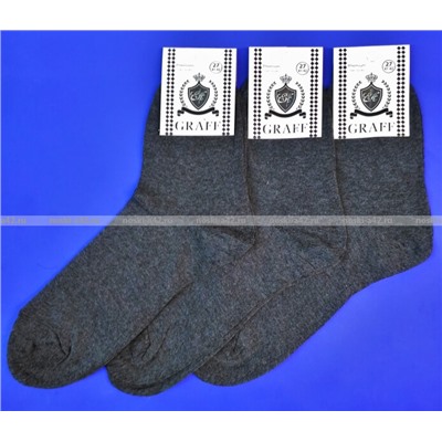 Граф носки мужские А-9 хлопок 100% темно-серые