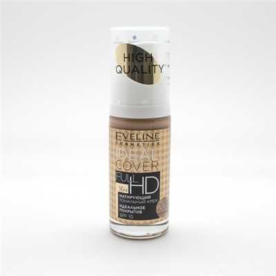 Eveline Тональный крем Ideal Cover с дозатором тон 204 тёплый бежевый, 30 мл (уп. 3 шт)