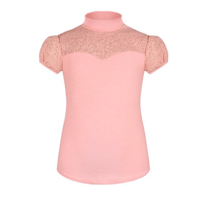 Розовая школьная блузка для девочки 77484-ДШ21