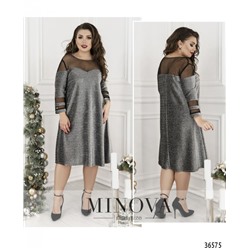 Платье №40301-1-серебро