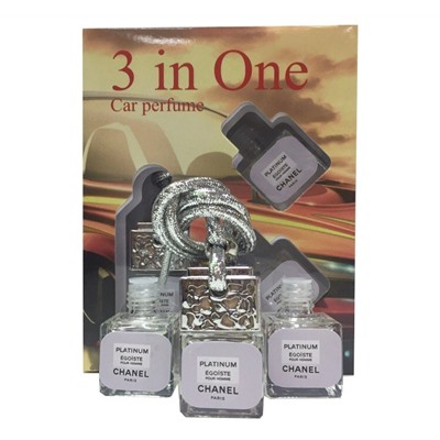 Car perfume Chanel "Egoiste Platinum" ( 3 in 1)