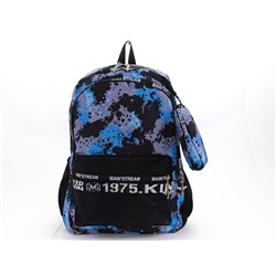 Рюкзак молодежный текстиль 9895 L.Blue