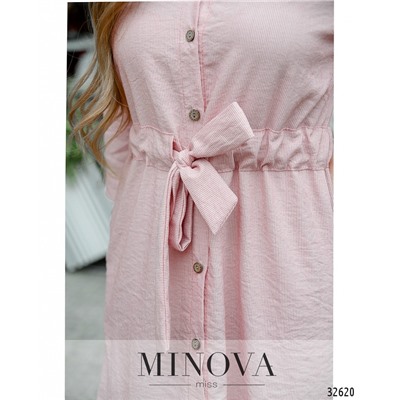 Платье №1140-розовый