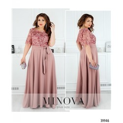 Платье №19-20-розовый