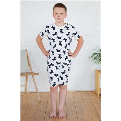 Пижама с бриджами для мальчика - Клякса