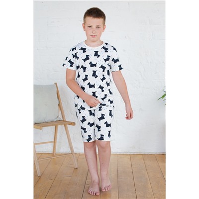 Пижама с бриджами для мальчика - Клякса