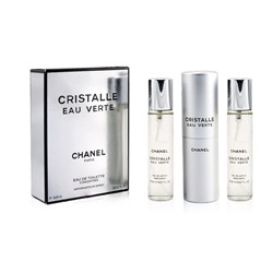 Туалетная вода 3*20 мл Chanel "Cristalle eau verte" for women