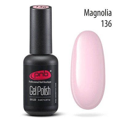 Гель-лак PNB 136 Magnolia 8 мл