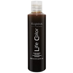 Оттеночный шампунь для волос «Life Color» коричневый Kapous 200 мл
