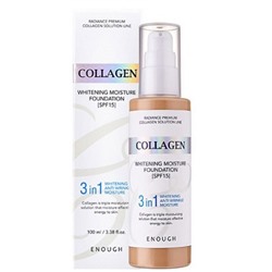 Тональный крем для лица «Осветление» Collagen ENOUGH 100 мл #21