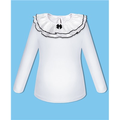 72903-ДШ19, Белая школьная блузка для девочки 72903-ДШ19