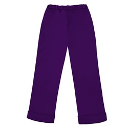 75754-ДО16, Теплые фиолетовые брюки для девочки 75754-ДО16