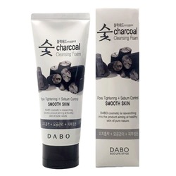Dabo Очищающая пенка для ровного тона кожи с углем / Charcoal Cleansing Foam Smooth Skin, 150 мл
