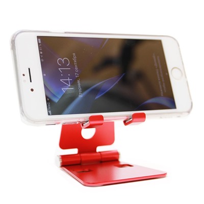 Подставка-держатель для телефона Phone Stand Portable серебро