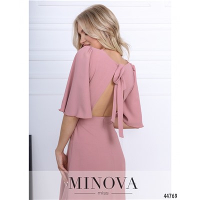 Платье №0101-розовый