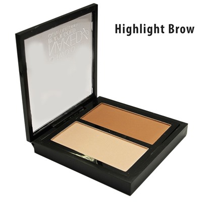 Пудра O.TWO.O Naked Black Gold Contour Duo Highlight & Brown № 4 2*6 g