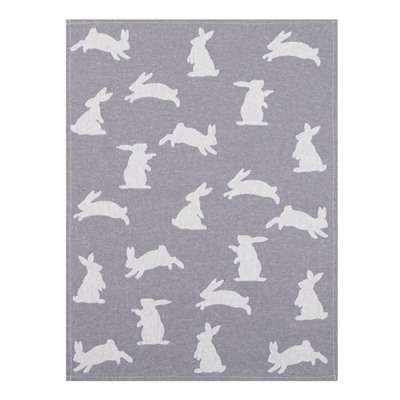 Набор полотенец Этель Hares & leaves 40х60 см - 2 шт., цв. серый, 100% хл