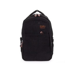 Рюкзак молодежный текстиль S1603 Black