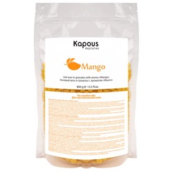 Гелевый воск в гранулах с ароматом «Манго» Kapous 400 гр