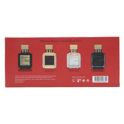 Подарочный набор Maison Francis Kurkdjian Collection extrait красный edp 4x30 ml