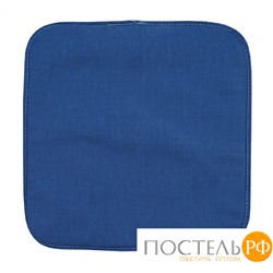 Подушка на стул цвет: Синий 40х40 см