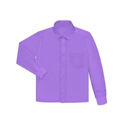 Сиреневая рубашка для мальчика 189013-ПМ18