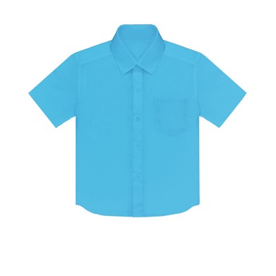 21195-ПМС19, Бирюзовая рубашка для мальчика 21195-ПМС19