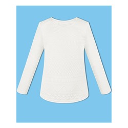 Белый джемпер (блузка) для девочки 82262-ДШ18