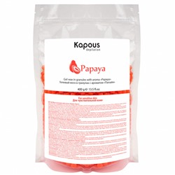 Гелевый воск в гранулах с ароматом «Папайя» Kapous 400 гр
