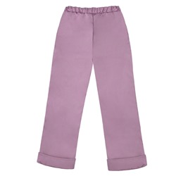 75752-ДО16, Теплые сиреневые брюки для девочки 75752-ДО16