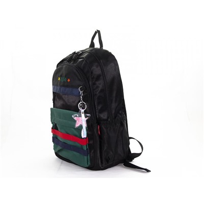 Рюкзак школьный формовой/жесткая спинка K17071 BlackGreen