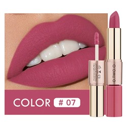 Помада O.TWO.O Rose Gold 2 in 1 Matte Lipstic & Liquid Lipstik № 7 3.5 g
