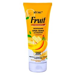 Fruit Therapy. Питательная крем-пенка для умывания с бананом, 200мл