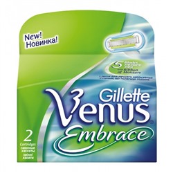 Сменные кассеты Gillette Venus Embrace, 2 шт.