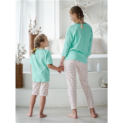 Пижама детская Фруктик футболка с рукавом 3-4 и брюки