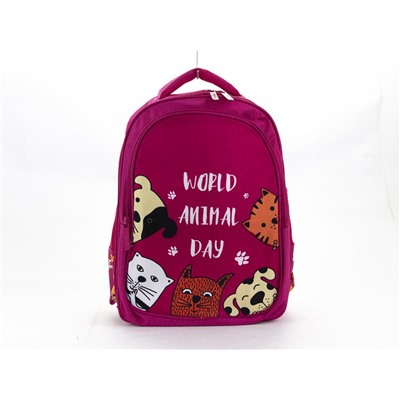 Рюкзак школьный формовой/жесткая спинка 7761 Pink