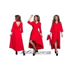 Платье №8552-красный