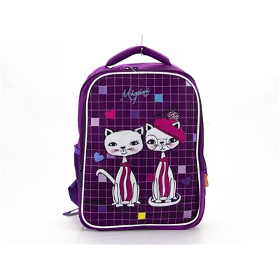 Рюкзак школьный формовой/жесткая спинка 8706 Purple