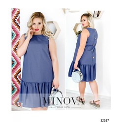 Платье №16400-1-синий