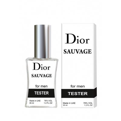 Tester Christian Dior Sauvage for men 35 ml made in UAE