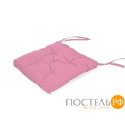 Подушка для стула 35*35 бязь(розовый)
