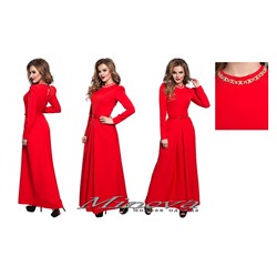 Платье №8549-красный
