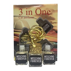Car perfume Moschino "Forever" ( 3 in 1)