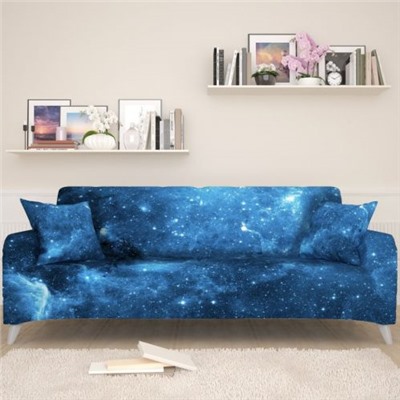 Чехол на диван "Синее звездное небо"