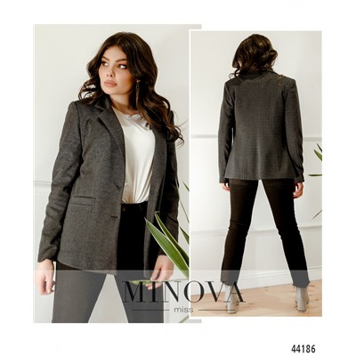 Пиджак №2154-серый