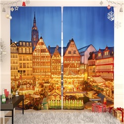 Фотошторы Рождественский рынок во Франкфурте 2