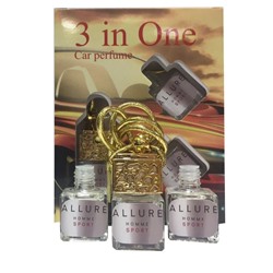 Car perfume Chanel "Allure Homme Sport" ( 3 in 1)