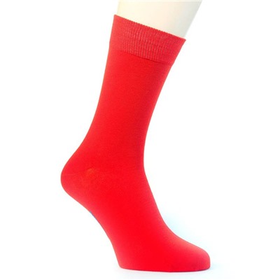 Мужские носки из гребенного хлопка красные Арт. 8193