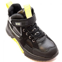 Ботинки В0602-15-1Y черн/желт